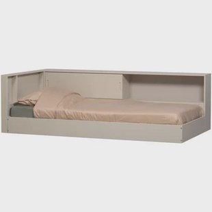 WOOOD Carter Hoekbed Links|Rechts - Grenenhout - Dust|Beige - 90x200