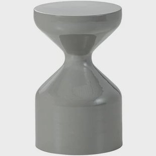 WOOOD Floyd Bijzettafel - Metaal - Lichtgrijs - 47x30x30