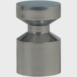 WOOOD Ferry Bijzettafel - Metaal - Chrome - 47x30x30