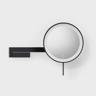 Linea Led Make Up Spiegel Wand | Zwart | Staal