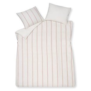 Dekbedovertrek Pure 77 Off | 240 x 200|220 cm | Wit | Ivoor | Roze