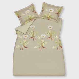 Heirloom Dekbedovertrek | 200 x 200|220 cm | Beige | Geel | Goud