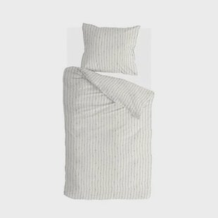 Walra - Dekbedovertrek Remade Scribble Symphony - 140x220 - Beige