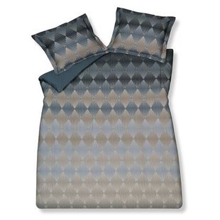 Charge Dekbedovertrek Oceanview | 200 x 200|220 cm | Grijs | Blauw