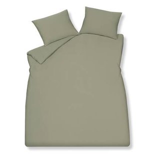 Pure 84 Dekbedovertrek Thyme | 200 x 200|220 cm | Groen | Satijnkatoen