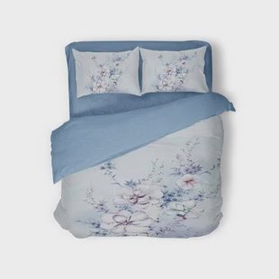 Eleganzzz Dekbedovertrek Micropercal Spring Dreams - blue