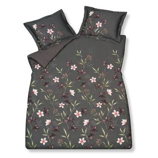 Mystery Dekbedovertrek | 200 x 200|220 cm | Zwart | Grijs