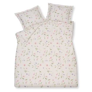 Soft Bloom Dekbedovertrek Off | 240 x 200|220 cm | Wit | Ivoor