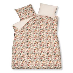 Pure 87 Dekbedovertrek Cream Tan | 240 x 200|220 cm | Beige | Rood