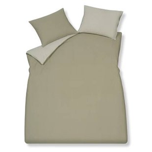 Home Livorno Dekbedovertrek Sage Green | 140 x 200|220 cm | Groen