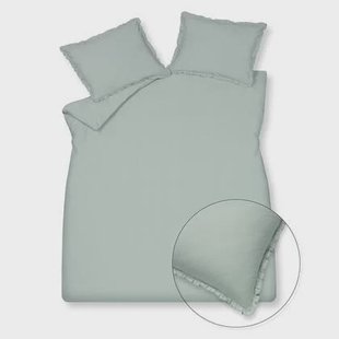 Pure 83 Dekbedovertrek Pearl Blue | 200 x 200|220 cm | Blauw | Katoen