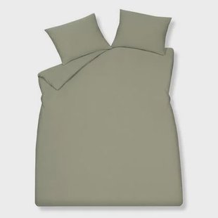 Pure 84 Dekbedovertrek Thyme | 240 x 200|220 cm | Groen | Satijnkatoen