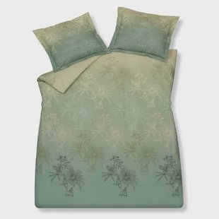 Green Gift Dekbedovertrek Smoke Green | 140 x 200|220 cm | Groen