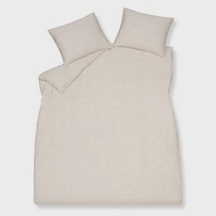 Pure 93 Dekbedovertrek Stone | 200 x 200|220 cm | Beige | Satijnkatoen