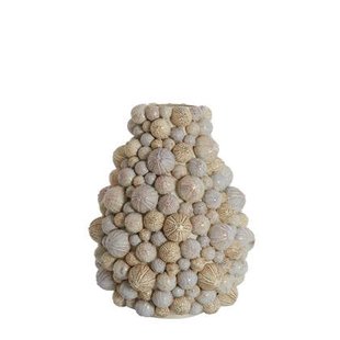Light&living Vaas deco Ø40x49 cm SEA URCHIN keramiek crème-zand