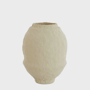 Light & Living Light&living Vaas deco Ø45x60 cm LEANO mat beige