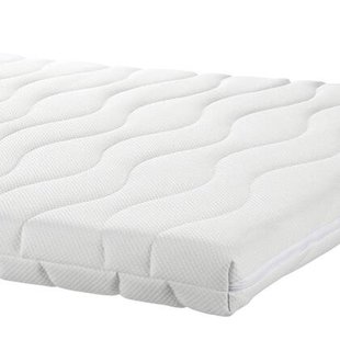 Topmatras HR Wit - Textiel - 180x8x200cm (BxHxD)