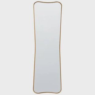 Beliani - BRIEUC - Wandspiegel - Goud - Hout