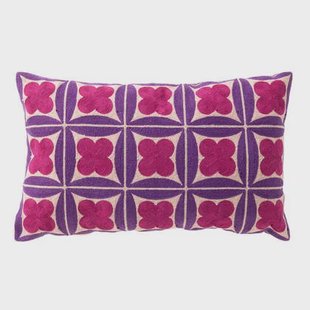 Dutch Decor sierkussen CLOVER - 30x50 cm Deep Lavender