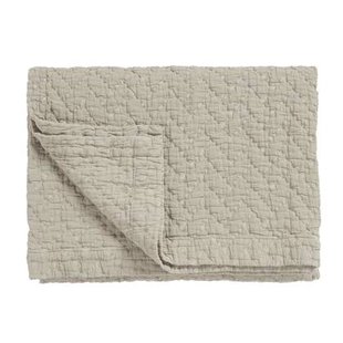 Pure Sprei Stone | 260 x 260 cm | Grijs | Beige | Katoen