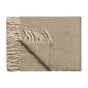 Home Benevento Plaid Hazel | 160 x 260 cm | Bruin | Katoen | Wol