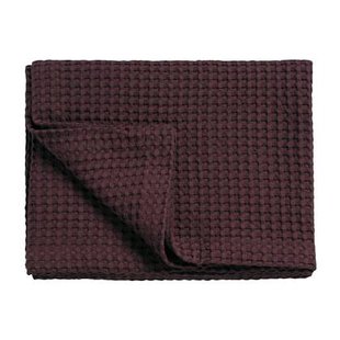 Home Pique Sprei Winetasting | 160 x 250 cm | Rood | Paars | Katoen