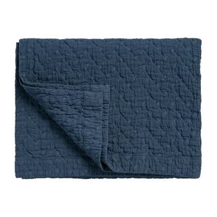 Pure Sprei Blue Ink | 180 x 260 cm | Blauw | Katoen