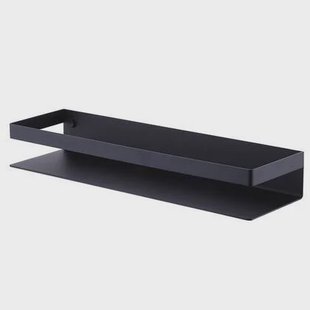 XIVADA Doucherek Teca - Boren - Zelfklevend - Rvs - 30 CM - Zwart