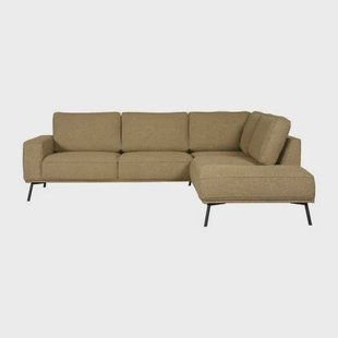 Hoekbank Alford - Geel - Textiel - 260x85x208cm (BxHxD)