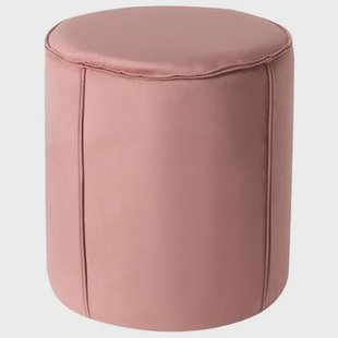 Beliani - SEDONA - Poef - Roze - Fluweel