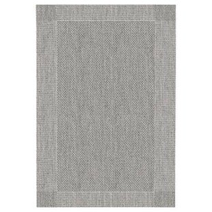 Tapeso Buitenkleed - Bask Frame grijs - 200x290 cm