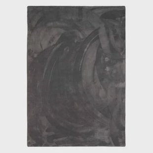 Tapeso Zacht vloerkleed - Plush grijs - 80x150 cm