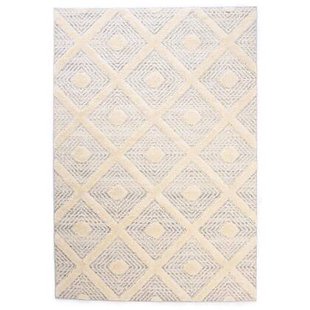 Tapeso Scandinavisch vloerkleed - Fjord Reise grijs|crème - 200x290 cm