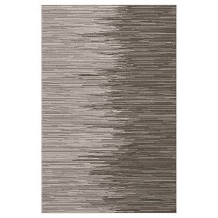 Tapeso Buitenkleed - Bask drift grijs|zwart - 200x290 cm