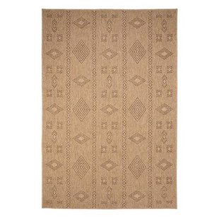 Tapeso Jute buitenkleed - Boho Bliss beige|bruin - 140x200 cm