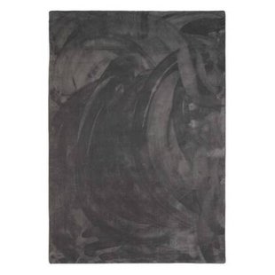 Tapeso Zacht vloerkleed - Plush grijs - 200x290 cm