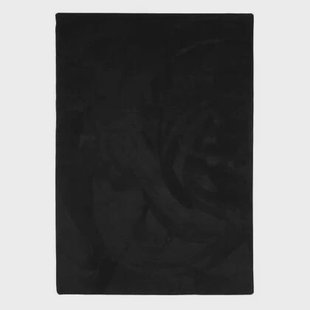 Tapeso Zacht vloerkleed - Plush zwart - 240x340 cm