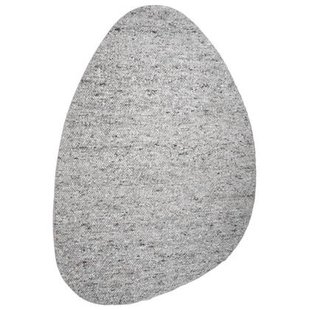 Veer Carpets - Vloerkleed Stone Licht Grijs 421 - Kiezelvormig 160 x