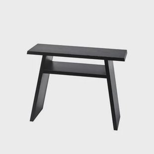 Houten Kruk Mink Black | Zwart | Hout