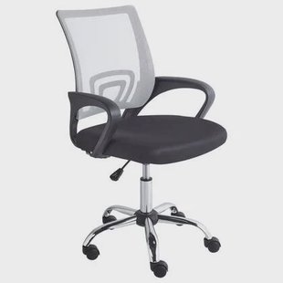 Beliani - SOLID - Bureaustoel - Zwart|Wit - Polyester