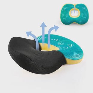 Fine Asianliving Zitring Memory Foam Gel Donutkussen