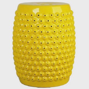 Fine Asianliving Keramische Kruk Geel Dots