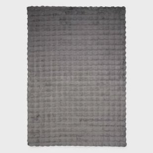 Tapeso Fluffy vloerkleed - Cloud grijs - 200x290 cm