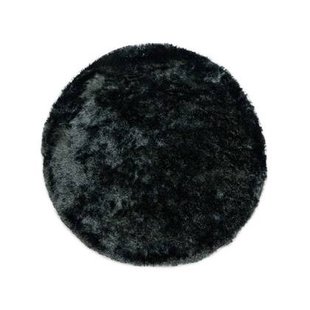 Tapeso Rond shaggy vloerkleed - Spark blauw - 300 cm