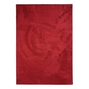 Tapeso Zacht vloerkleed - Plush rood - 120x170 cm