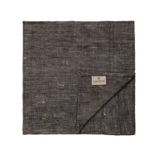 Originalhome Khadi Tafelservet Zwart 4x (44x44 cm)