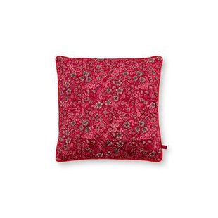 Pip Studio Sierkussen Quilted Daisy Dreams - Rood - 50x50cm