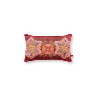 Pip Studio Sierkussen Flores Felices - Rood - 30x50cm