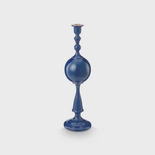 Pip Studio Kandelaar Sphere - van Metaal - Navy - 44cm