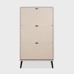 Calicosy - Schoenenkast VIGO - B70 cm - Cappuccino | zwart